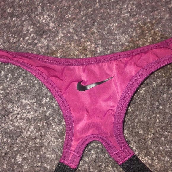 Burgundy Nike Sports Bra - Picture 3 of 4